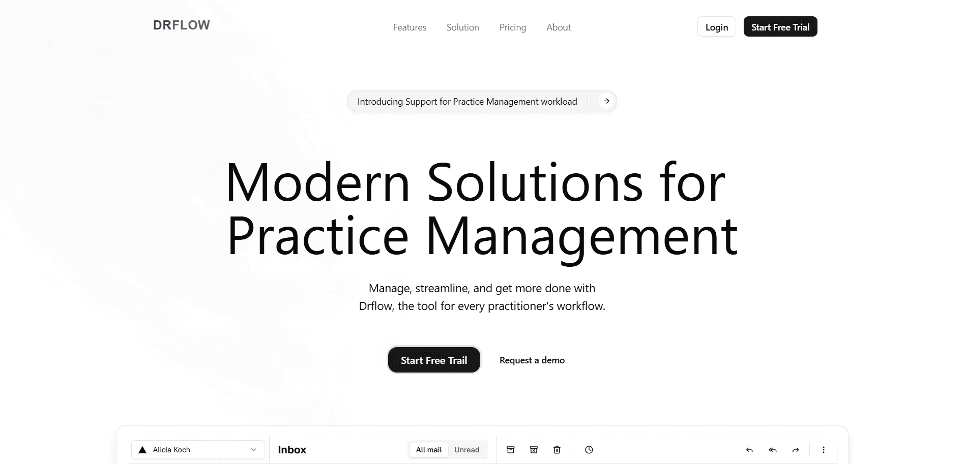 Drflow Product Page Sample
